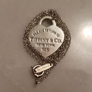 Tiffany and Co tag with origional chain
